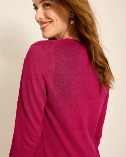 Women Tommy Bahama Sweaters<Addison Linen-Blend Cardigan