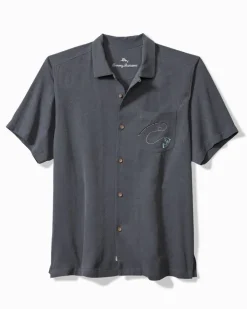 Tommy Bahama Shirts<A-fish-ianado Silk Camp Shirt