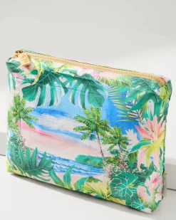 Women Tommy Bahama Luggage & Travel|Beach Bags<Aloha Collection Sounds Small Pouch