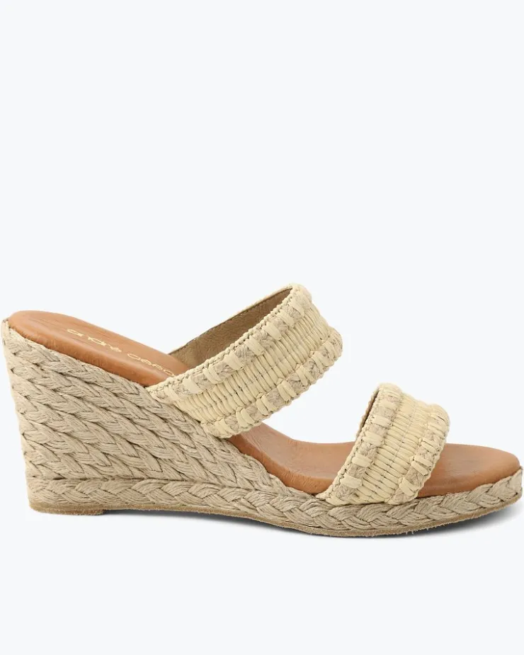 Women Tommy Bahama Shoes & Sandals<André Assous Nolita Stitched Raffia Wedges