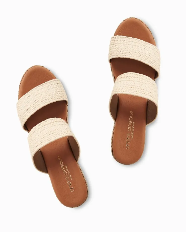 Women Tommy Bahama Shoes & Sandals<André Assous Nori Stretch-Raffia Wedges