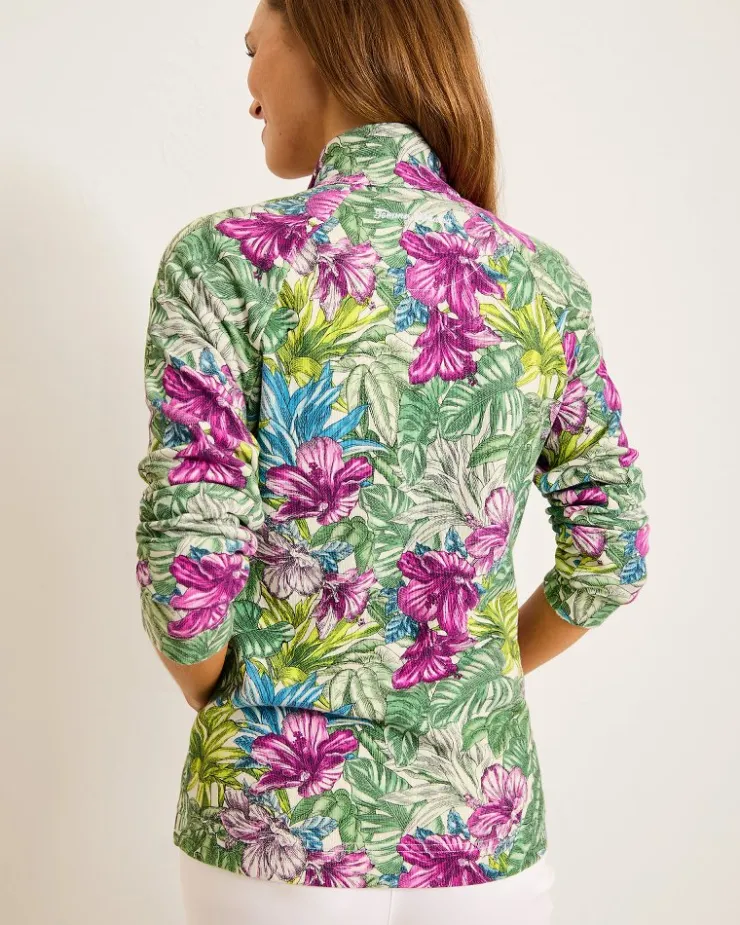 Women Tommy Bahama Loungewear|Jackets<Aruba Jungle Jewels Full-Zip Sweatshirt