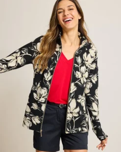 Women Tommy Bahama Loungewear|Jackets<Aruba Noche Mar Full-Zip Sweatshirt