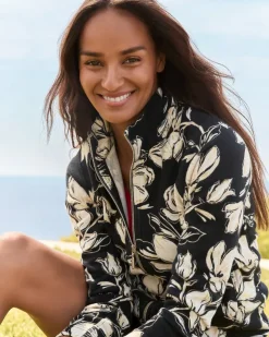 Women Tommy Bahama Loungewear|Jackets<Aruba Noche Mar Full-Zip Sweatshirt