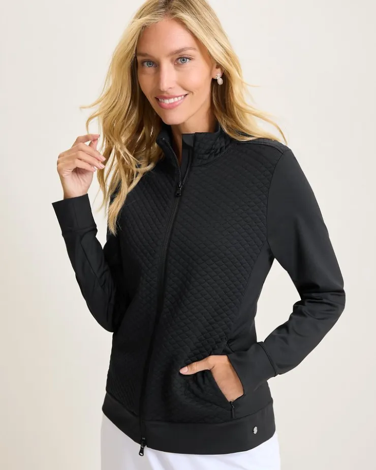 Women Tommy Bahama Jackets|Sweatshirts<Aubrey Quilted Hybrid Jacket