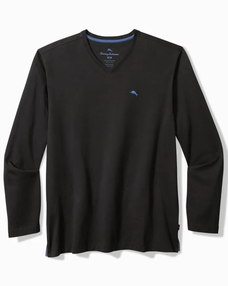 Tommy Bahama Loungewear & Pajamas|T-Shirts<Bali Skyline Long-Sleeve V-Neck T-Shirt