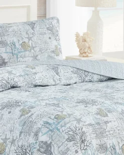 Tommy Bahama Quilts & Blankets<Beach Bliss 3-Piece King Quilt Set