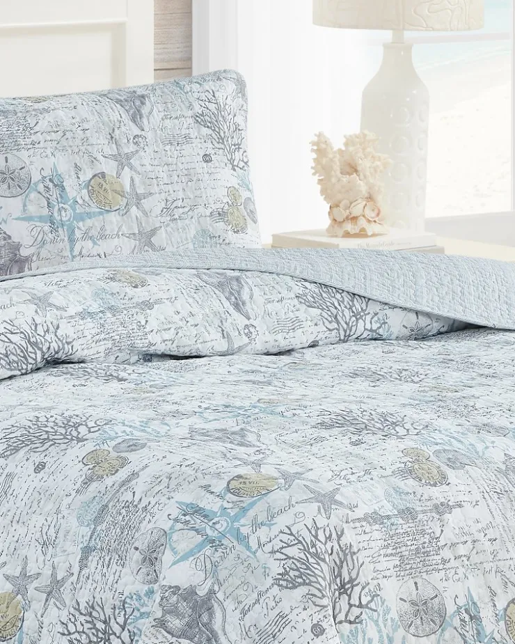 Tommy Bahama Quilts & Blankets<Beach Bliss 3-Piece King Quilt Set