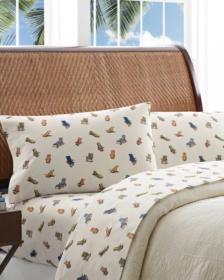 Tommy Bahama Sheet Sets & Bedskirts<Beach Chairs Sheet Set, King
