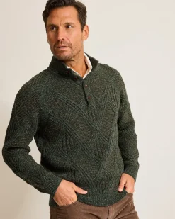 Tommy Bahama Sweaters<Beachscape Cable Button-Mock Sweater