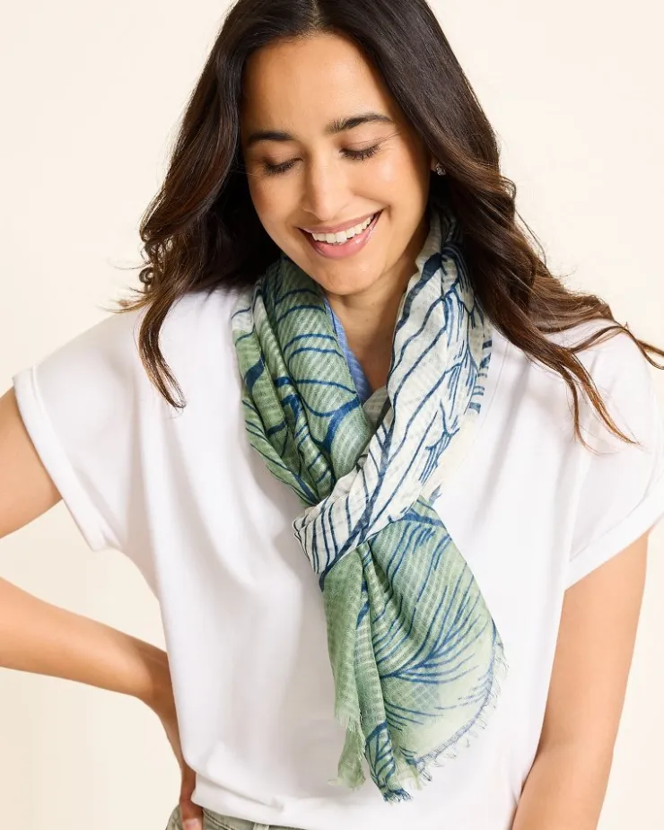 Women Tommy Bahama Scarves & Wraps<Block Bouquet Wrap Scarf