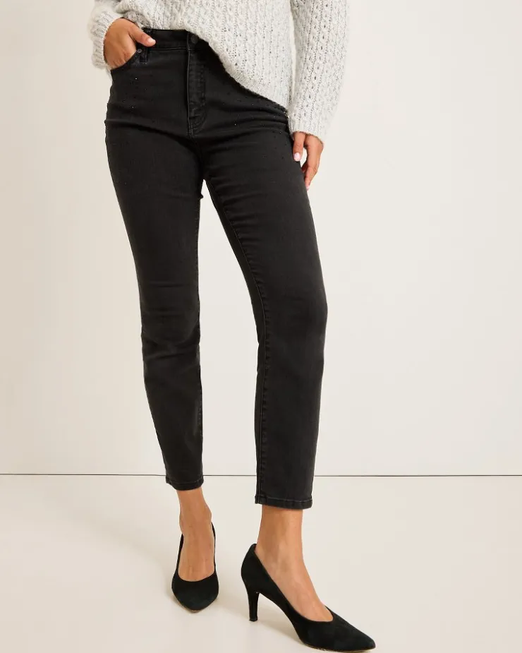 Women Tommy Bahama Pants & Crops|Jeans<Boracay® Beach Sparkle High-Rise Skinny Ankle Jeans