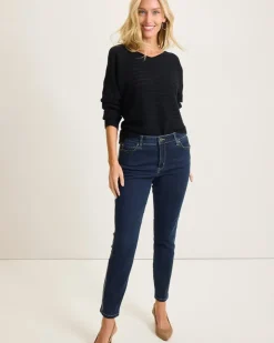 Women Tommy Bahama Pants & Crops|Jeans<Boracay® Indigo Tux High-Rise Ankle Jeans