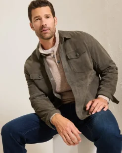 Tommy Bahama Jackets & Outerwear|Shirts<Boulder Ridge Suede Shirt Jacket