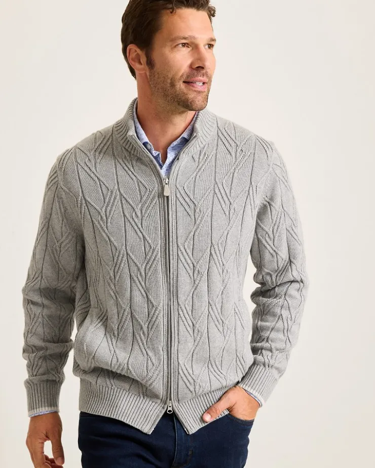 Tommy Bahama Sweaters<Capital Cable Full-Zip Cardigan