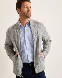 Tommy Bahama Sweaters<Capital Cable Full-Zip Cardigan