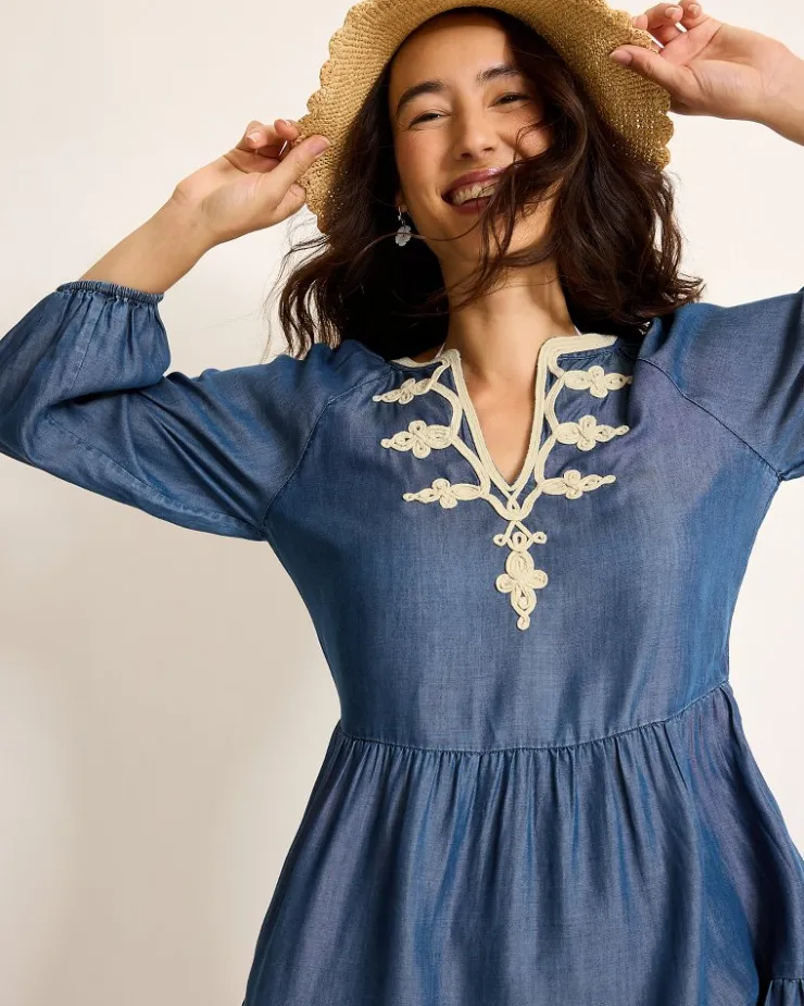Women Tommy Bahama Beach Coverups|Dresses<Embroidered Coverup Dress