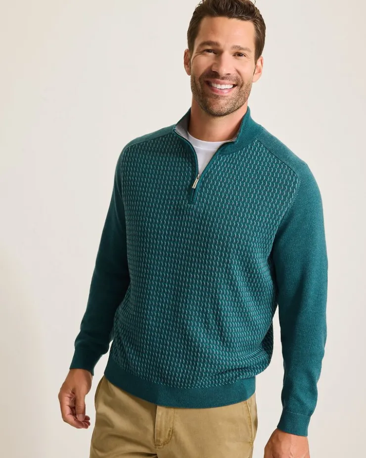 Tommy Bahama Sweaters<Coastal Shores Half-Zip Sweater