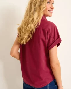 Women Tommy Bahama Tops & Shirts<Coastal Twill Shirt