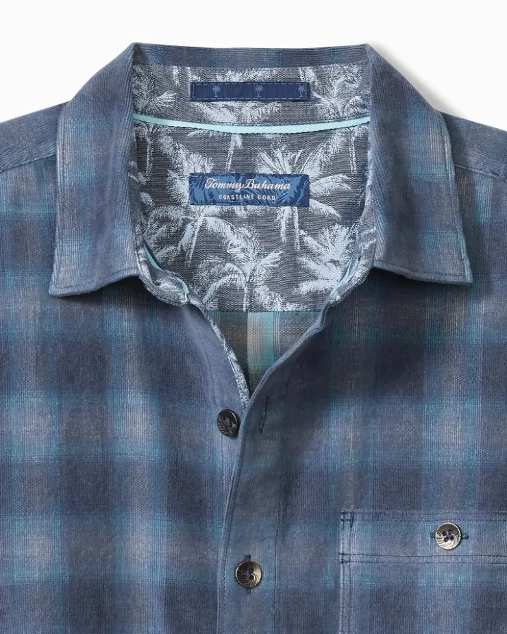 Tommy Bahama Shirts<Coastline Cord Stretch Ombré Check Shirt
