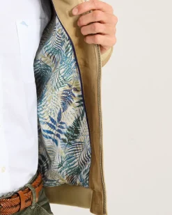 Tommy Bahama Jackets & Outerwear<Collector's Series '24 Paradise Oasis Suede Bomber Jacket