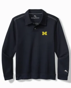 Tommy Bahama Sweatshirts<Collegiate Endzoner Long-Sleeve Snap Polo