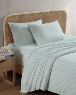 Tommy Bahama Sheet Sets & Bedskirts<Cool Beach Stripe 4-Piece King Sheet Set