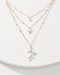 Women Tommy Bahama Jewelry<Coral Isles Sealife Charm Layered Necklace