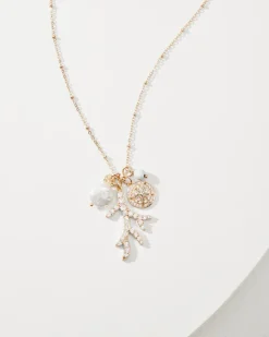 Women Tommy Bahama Jewelry<Coral Isles Sealife Charm Necklace