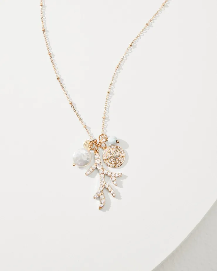 Women Tommy Bahama Jewelry<Coral Isles Sealife Charm Necklace