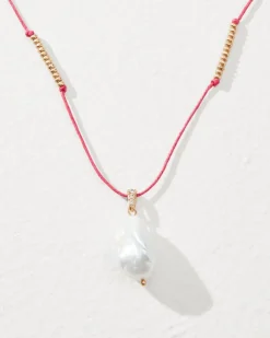 Women Tommy Bahama Jewelry<Coral Isles Thread Pearl Pendant Necklace