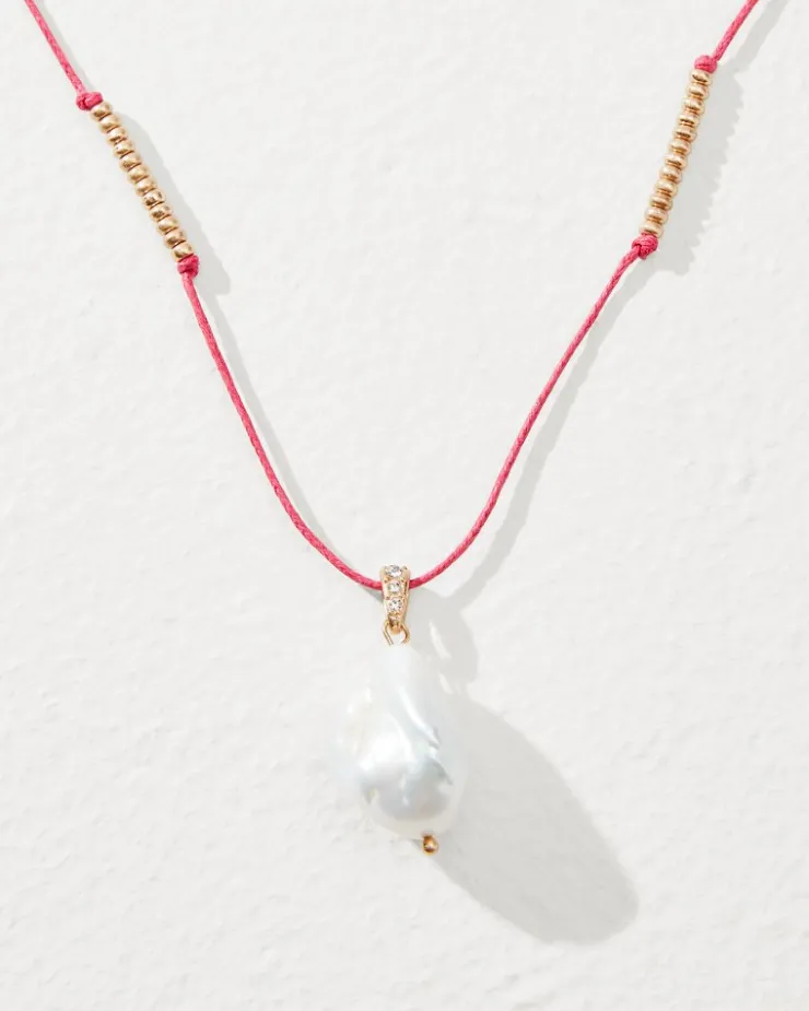 Women Tommy Bahama Jewelry<Coral Isles Thread Pearl Pendant Necklace