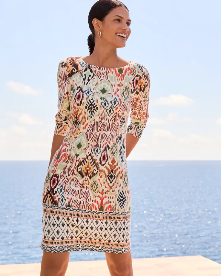 Women Tommy Bahama Dresses<Darcy Vista Cove 3/4-Sleeve Dress