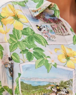 Women Tommy Bahama Dresses<Disney Coastalina Postcard to Paradise Linen Dress