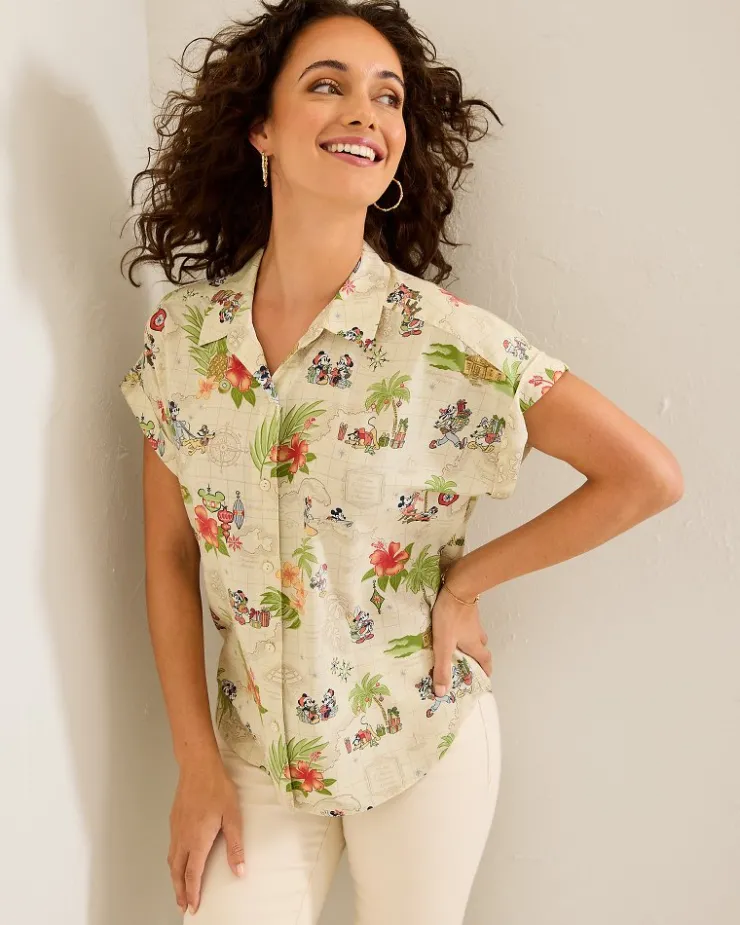Women Tommy Bahama Tops & Shirts<Disney Huladay Adventures Camp Shirt