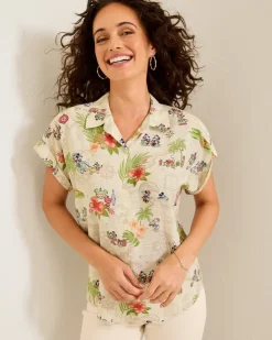 Women Tommy Bahama Tops & Shirts<Disney Huladay Adventures Camp Shirt