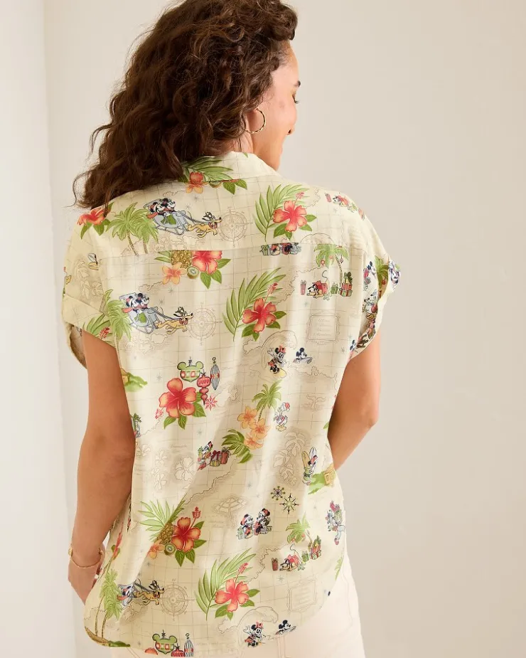 Women Tommy Bahama Tops & Shirts<Disney Huladay Adventures Camp Shirt