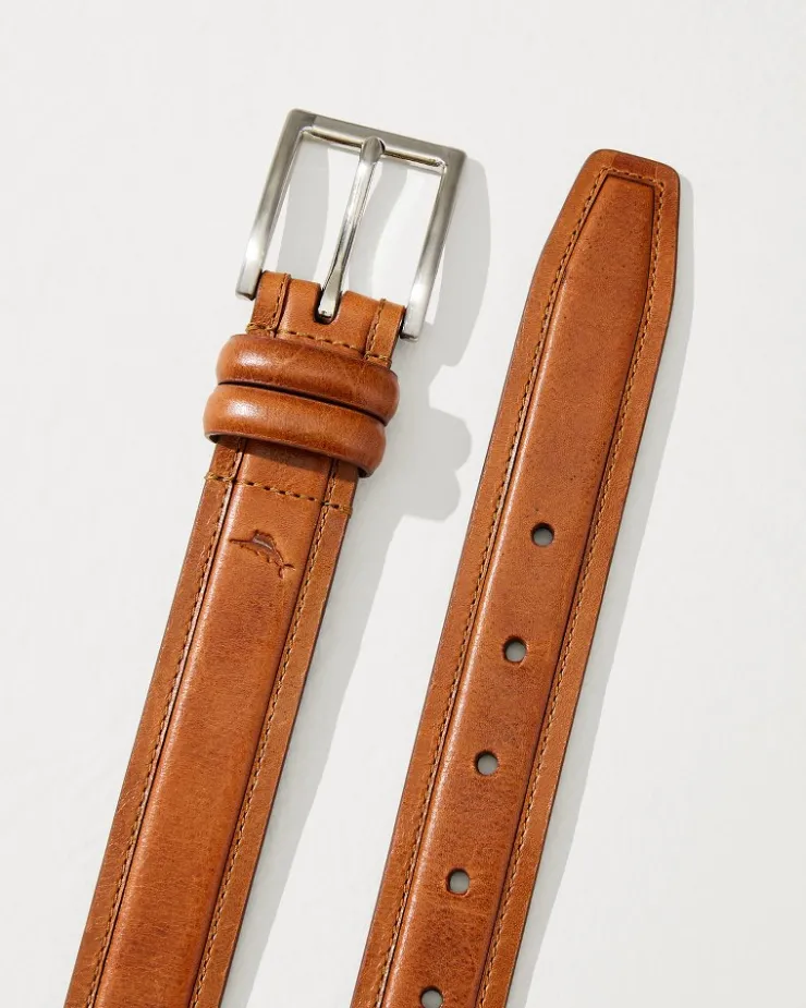 Tommy Bahama Belts<Drop Edge Stitch Belt