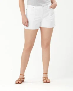 Women Tommy Bahama Shorts<Ella Twill 4-Inch High-Rise Utility Shorts
