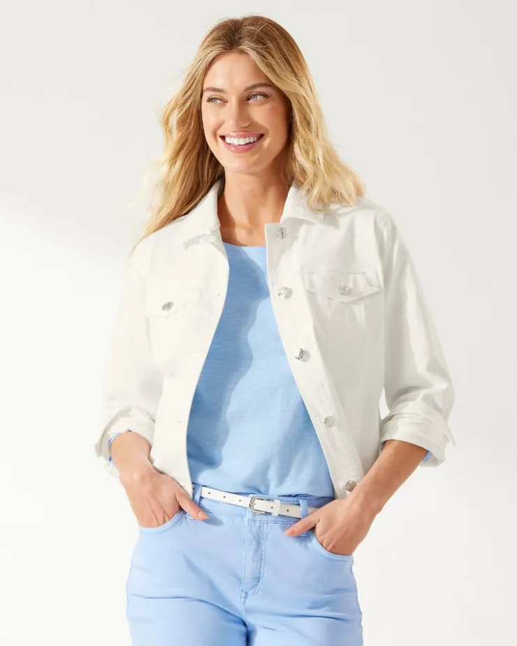 Women Tommy Bahama Jackets<Ella Twill Jean Jacket