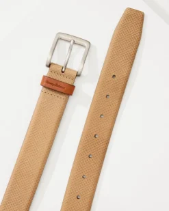 Tommy Bahama Belts<Embossed Nubuck Belt