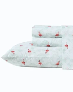 Tommy Bahama Sheet Sets & Bedskirts<Flamingo Santa 4-Piece King Sheet Set