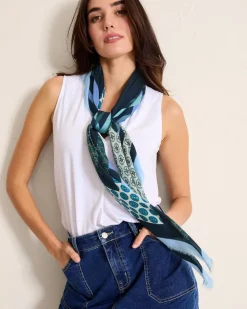 Women Tommy Bahama Scarves & Wraps<Foulard Patch Square Scarf