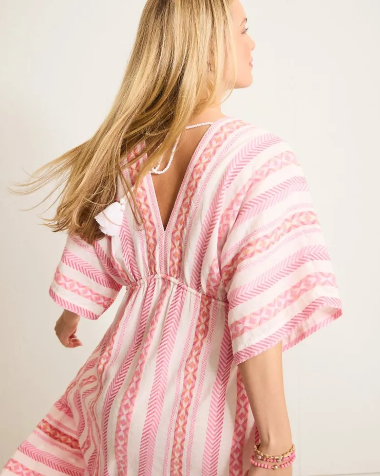 Women Tommy Bahama Beach Coverups|Dresses<Geo Jacquard Midi Coverup Dress