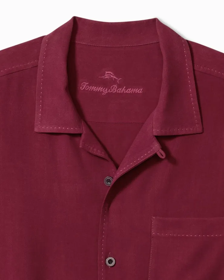 Tommy Bahama Shirts<Hawaiian Herringbone Silk Camp Shirt