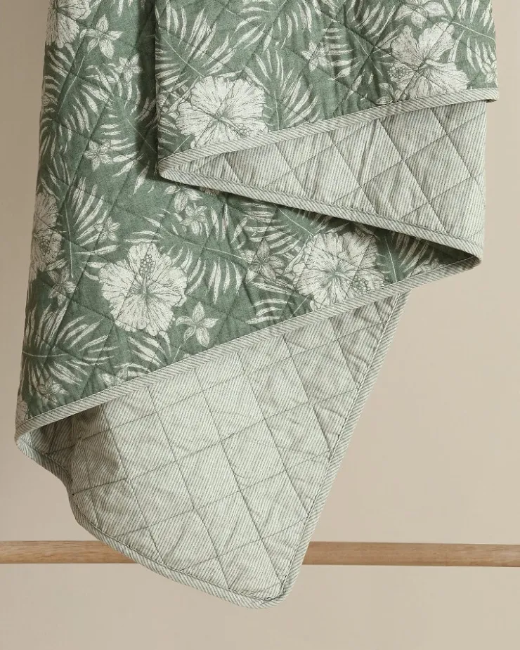 Tommy Bahama Quilts & Blankets<Hibiscus Reversible 3-Piece King Quilt Set