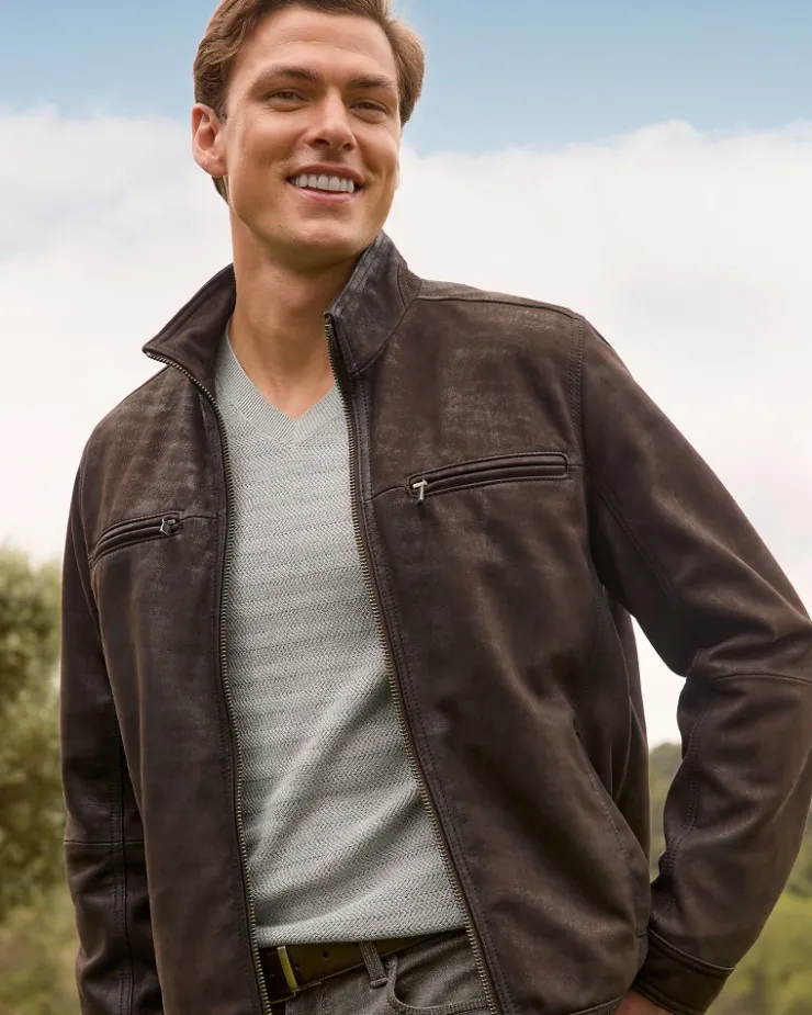 Tommy Bahama Jackets & Outerwear<Highland Rocker Leather Jacket