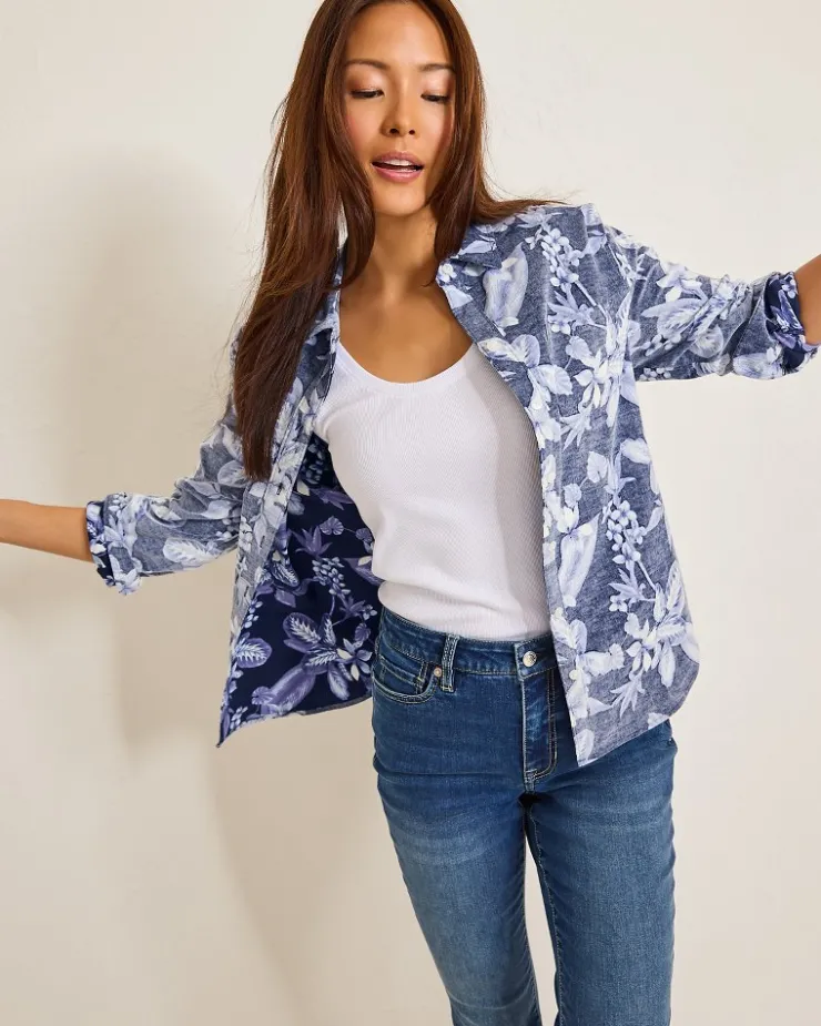 Women Tommy Bahama Tops & Shirts<Hightide Flora Cord Shirt