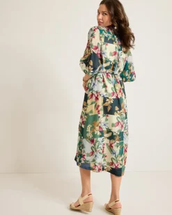 Women Tommy Bahama Dresses<Hightide Flora Midi Shirt Dress