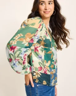 Women Tommy Bahama Tops & Shirts<Hightide Flora Pintuck Blouse